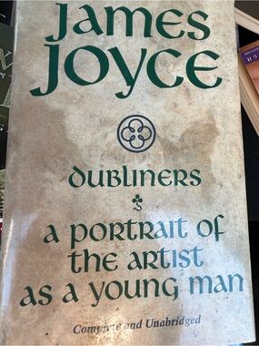James Joyce Two-Title Hardcover Set — Green Text on Beige Dust Jacket